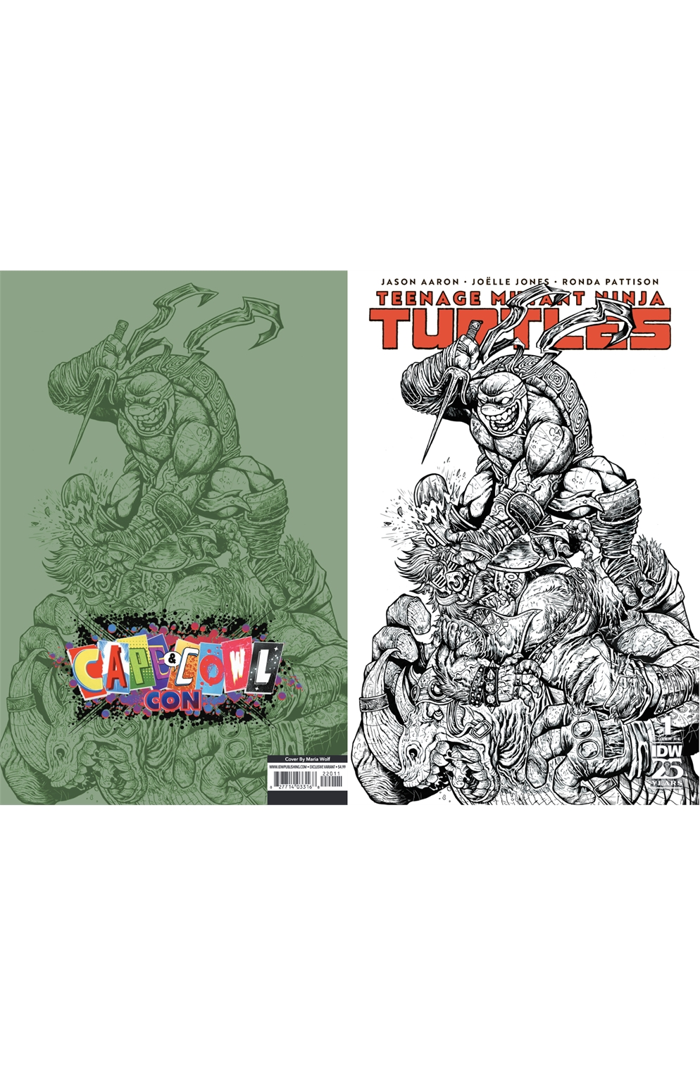 _Teenage Mutant Ninja Turtles #1 Cape & Cowl Con Maria The Wolf Exclusive