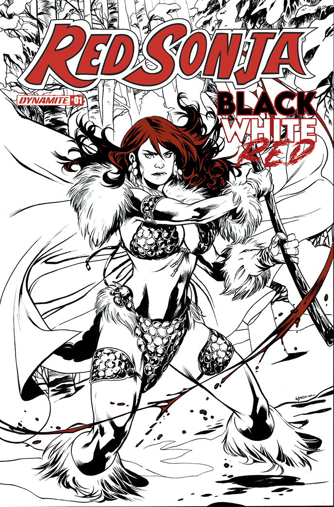 Red Sonja Black White Red #1 Cover B Lupacchino