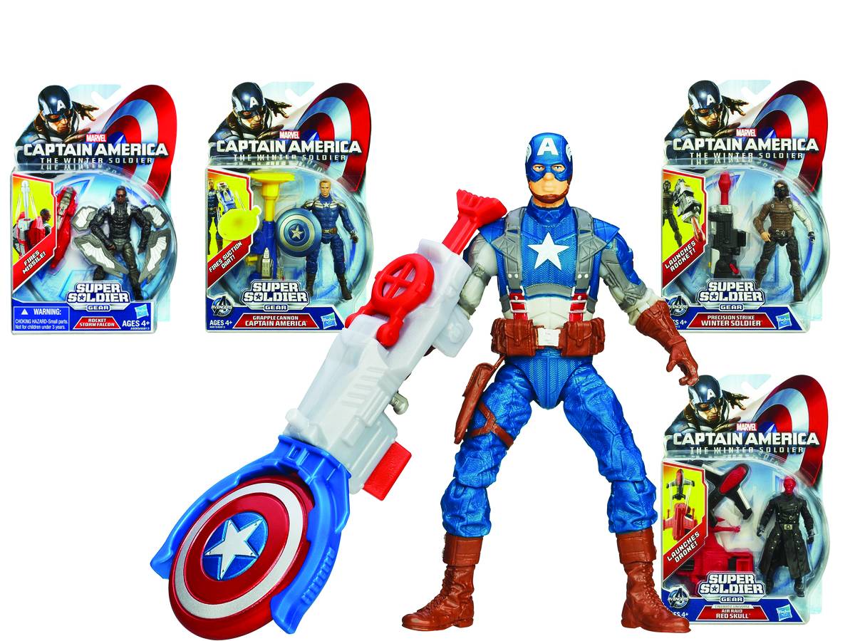 Captain America Super Soldier Gear Action Figure Assortment 201402