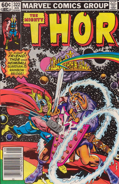 Thor #322 [Newsstand]-Fine (5.5 – 7)