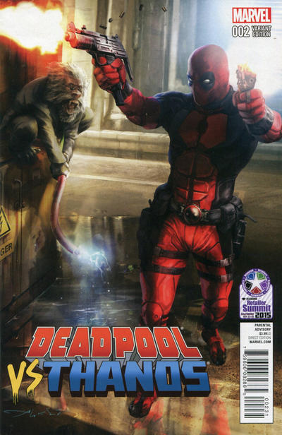 Retailer Summit 2015 Deadpool Vs Thanos #2 Px Variant (Ne (Of 4)