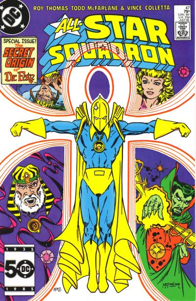 All-Star Squadron #47 [Direct]-Very Good (3.5 – 5)1St Appearance of Dr. Fate, Eric Strauss