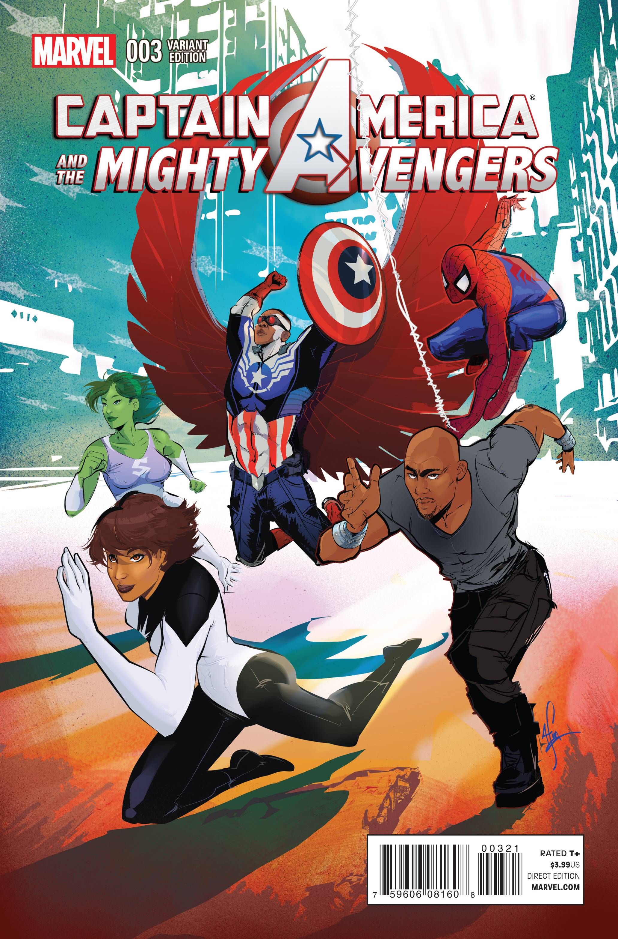 Captain America And Mighty Avengers #3 Richardson Variant