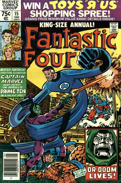 Fantastic Four Annual #15 [Newsstand]-Very Good (3.5 – 5)