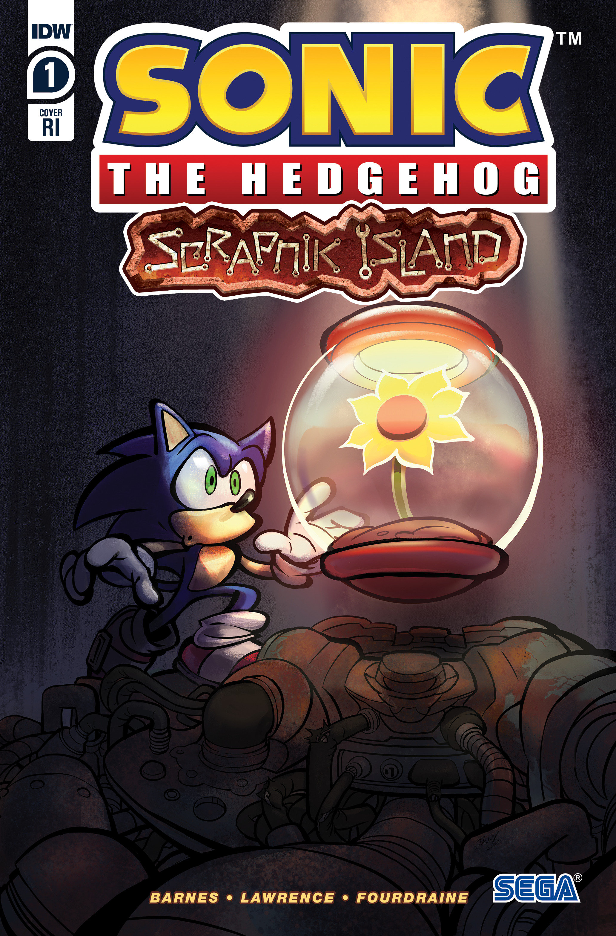 Sonic the Hedgehog Scrapnik Island #1 Cover C 1 for 10 Incentive Skelley