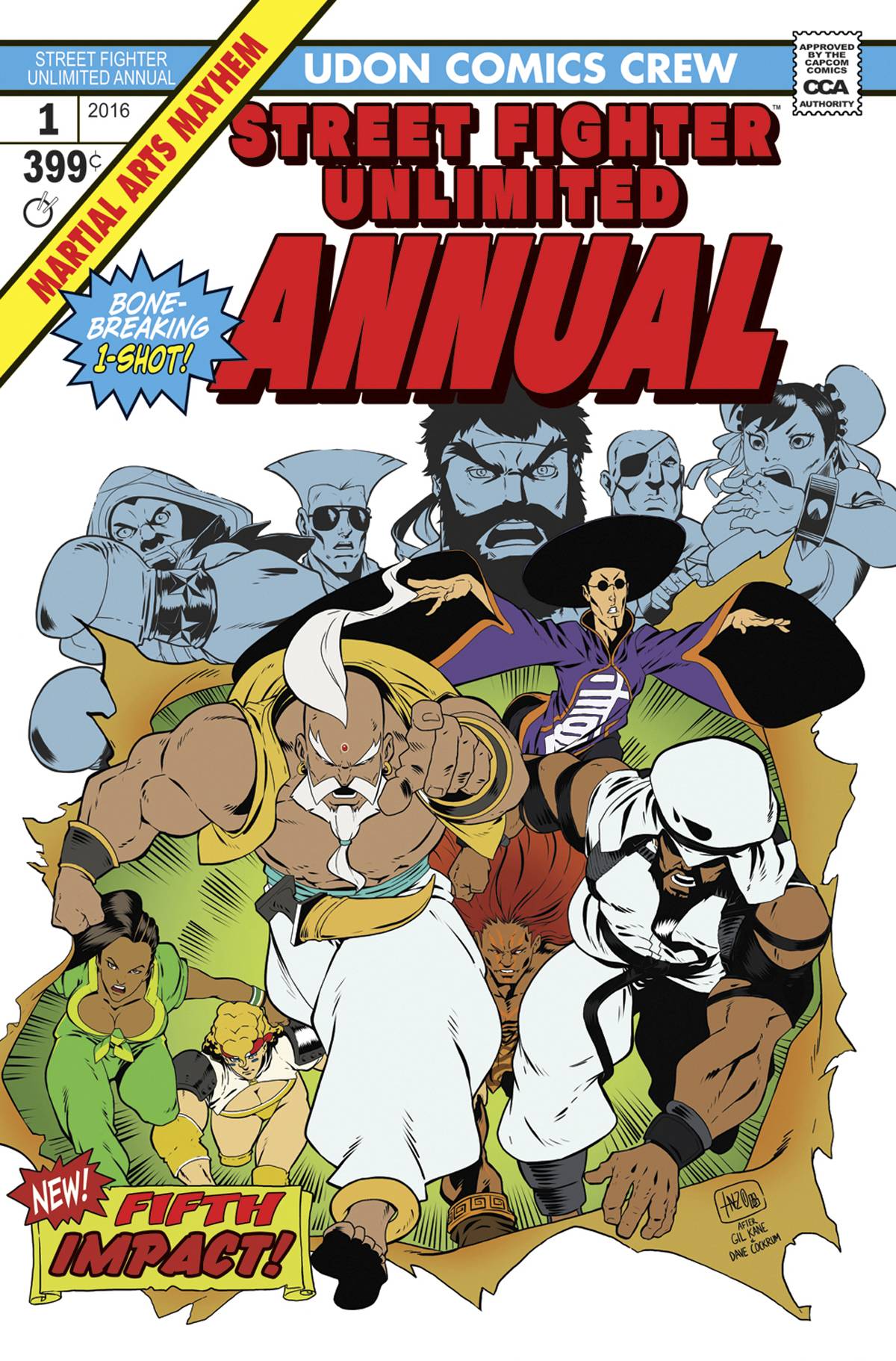 Street Fighter Unlimited Annual #1 Cover C 1 for 10 Homage Incentive