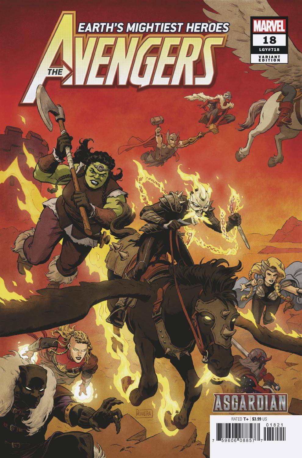 Avengers #18 Rivera Asgardian Variant (2018)