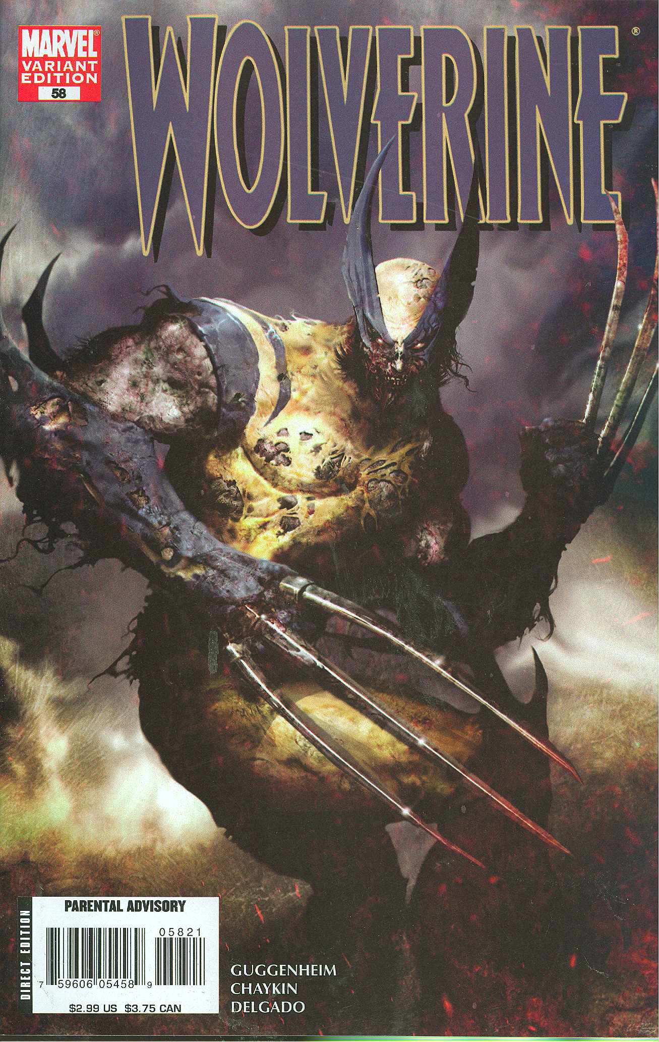 Wolverine #58 Zombie Variant (2003)