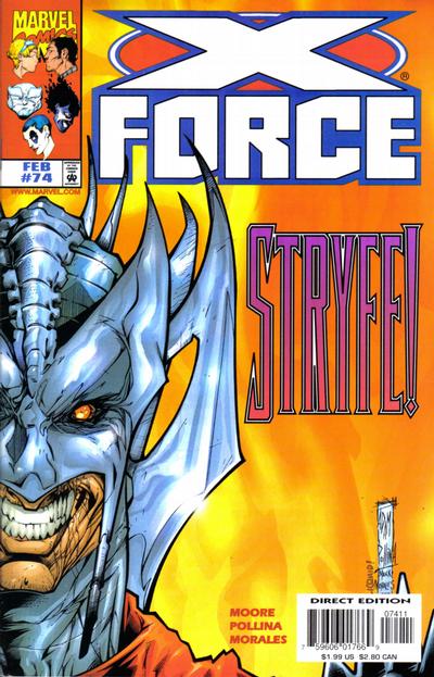 X-Force #74 [Direct Edition]-Fine (5.5 – 7)