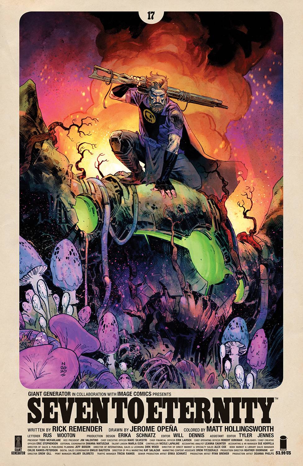 Seven To Eternity #17 Cover C 1 for 25 Incentive Klein