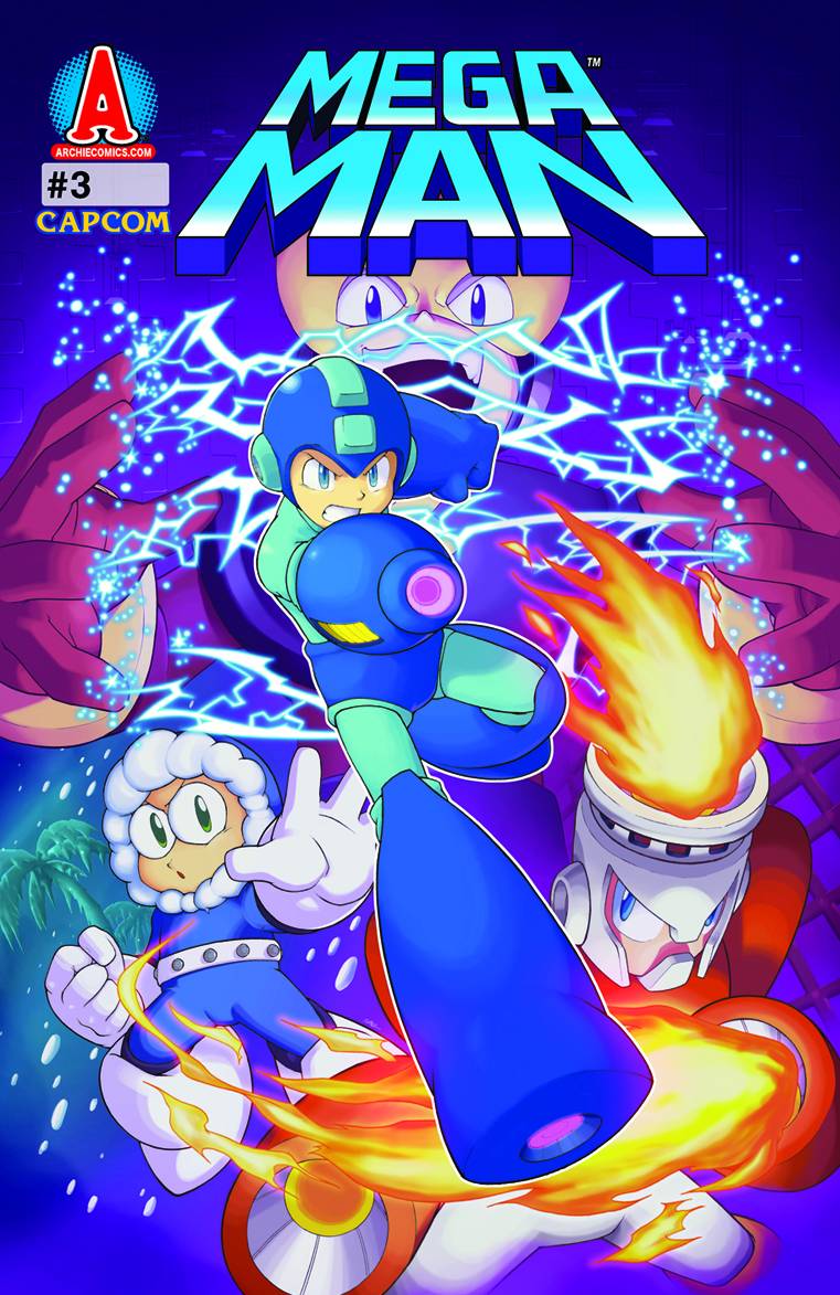 Mega Man #3 Spaz Cover