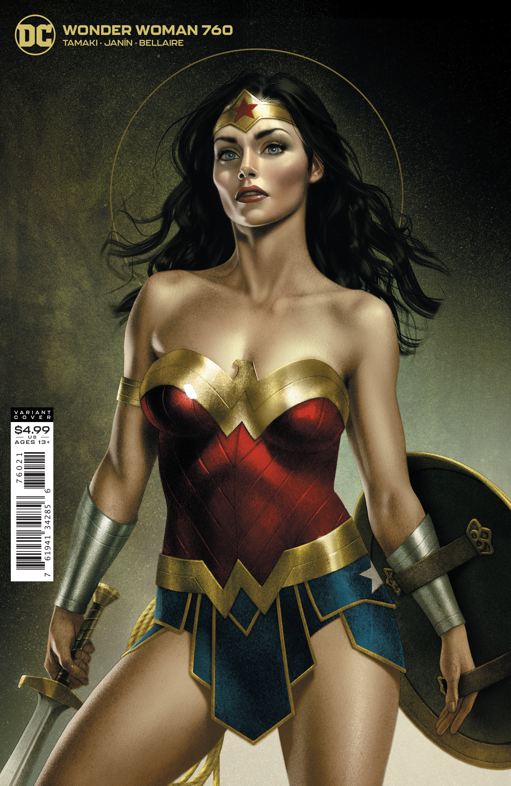 Wonder Woman #760 Card Stock J Middleton Variant Edition (2016)