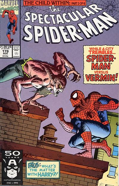 The Spectacular Spider-Man #179 [Direct] - Vf- 