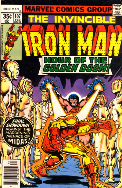 Iron Man #107 [Regular Edition](1968)-Very Good (3.5 – 5)