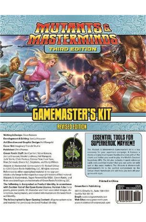 Mutant & Masterminds Gm Screen And Guide Pre-Owned 