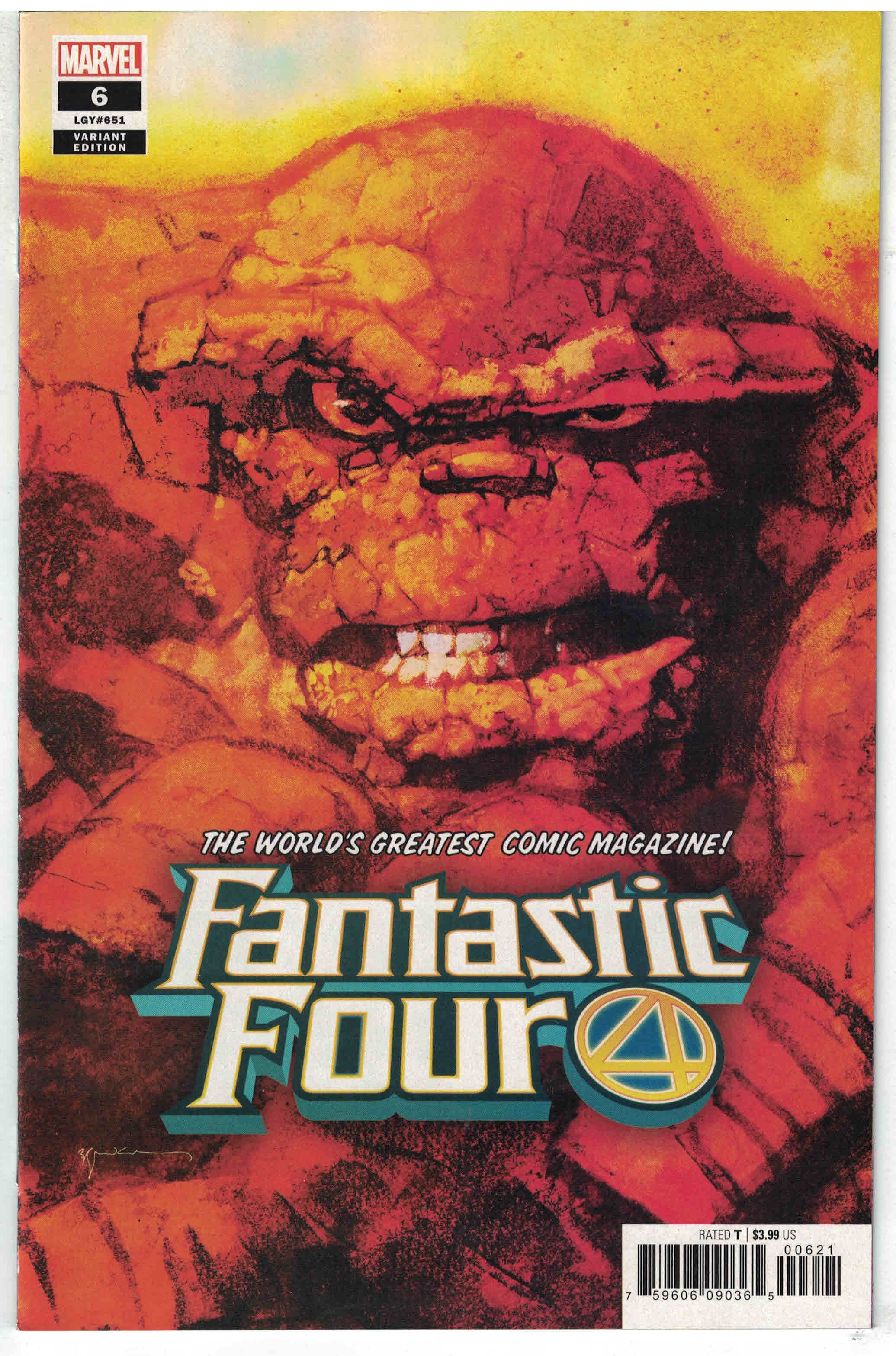 Fantastic Four #6 Sienkiewicz Variant (2018)