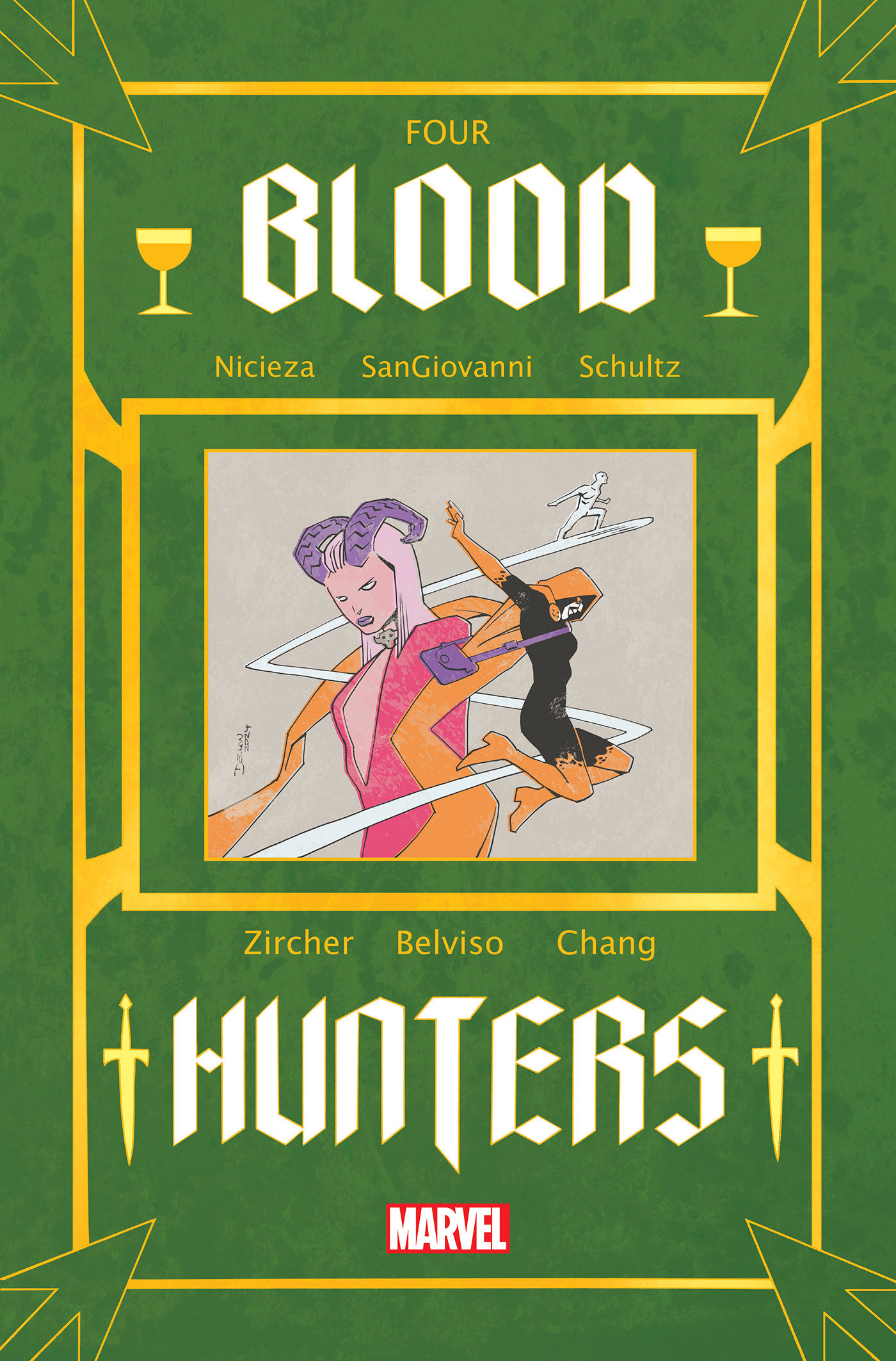 Blood Hunters #4 Declan Shalvey Book Cover Variant (Blood Hunt)