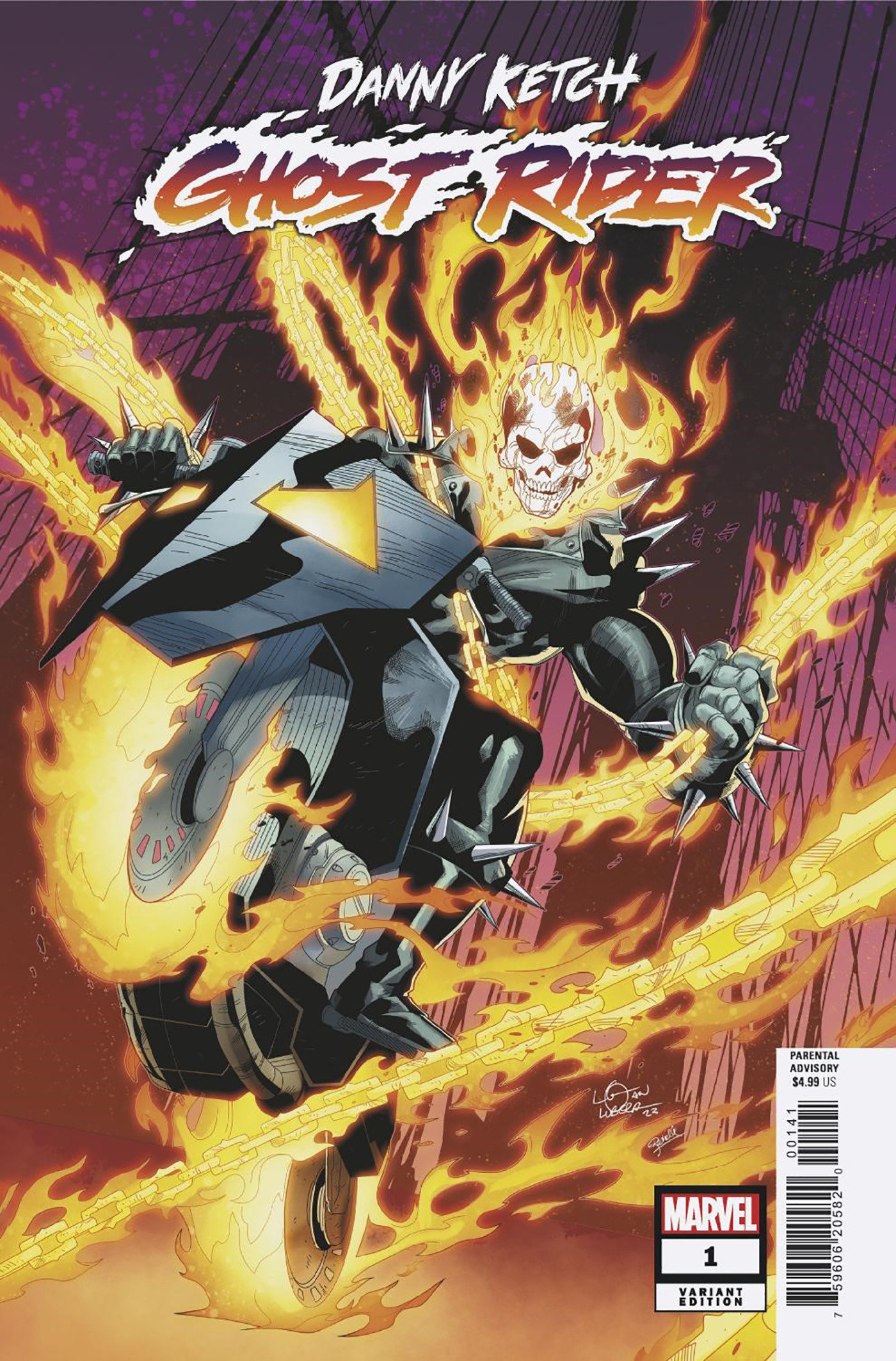 Danny Ketch: Ghost Rider #1 Logan Lubera Variant