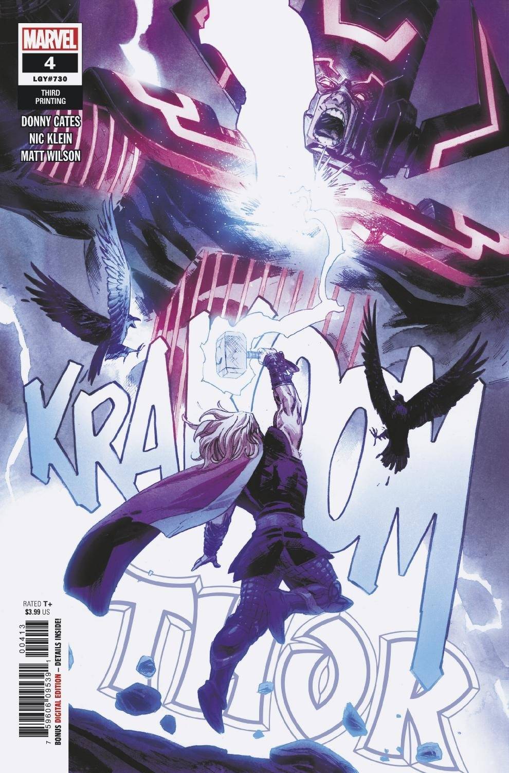 Thor #4 3rd Printing Klein Variant (2020)