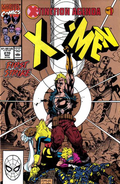 The Uncanny X-Men #270 [Gold 2nd Print]-Fine (5.5 – 7)