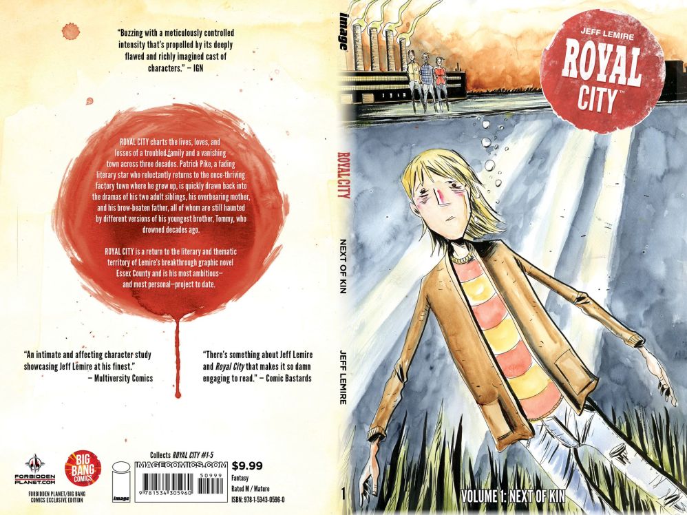 Royal City Graphic Novel Volume 1 Big Bang Comics Store Exclusive Edition