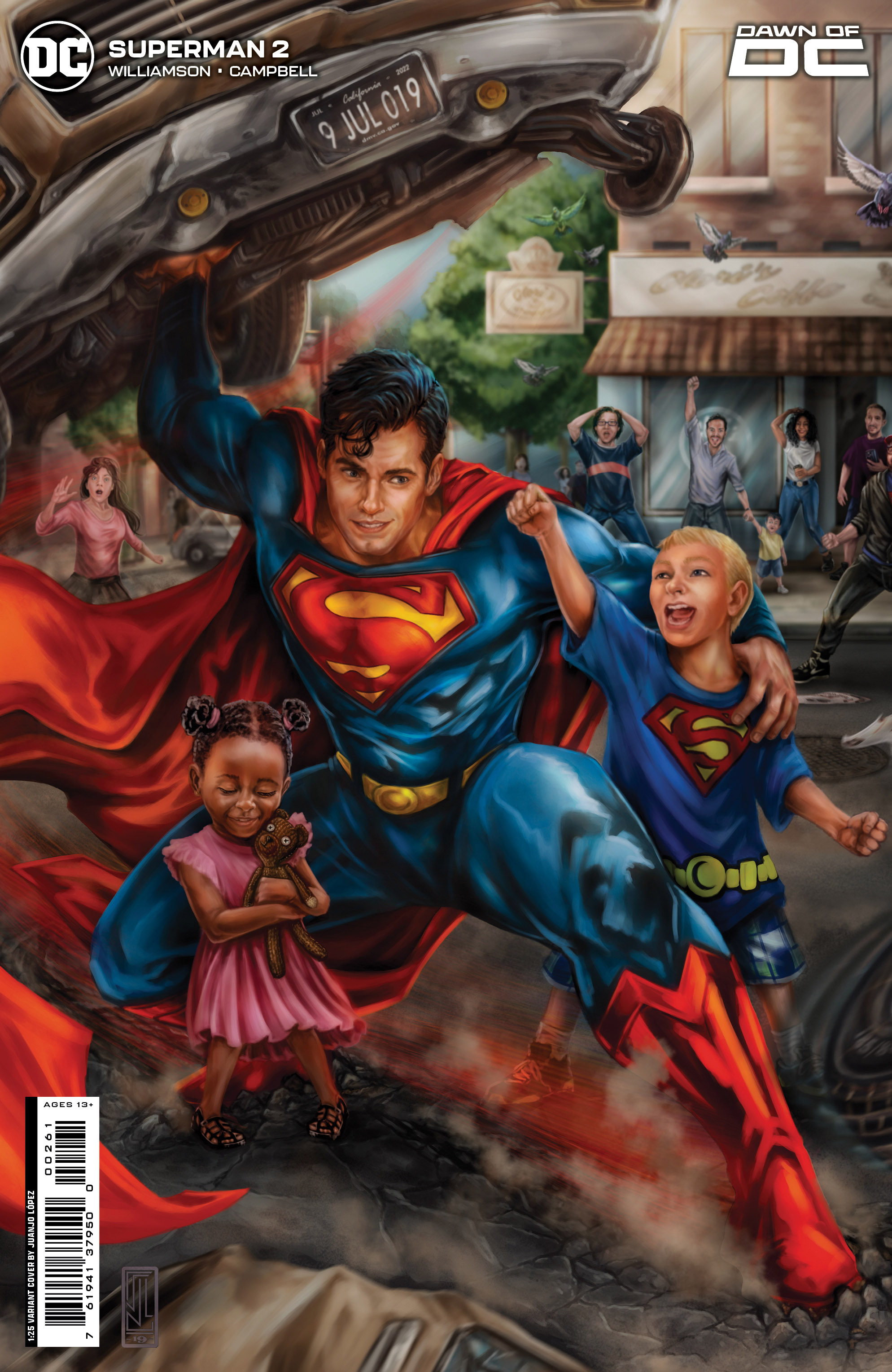 Superman #2 Cover F 1 for 25 Incentive Juanjo Lopez Card Stock Variant (2023)