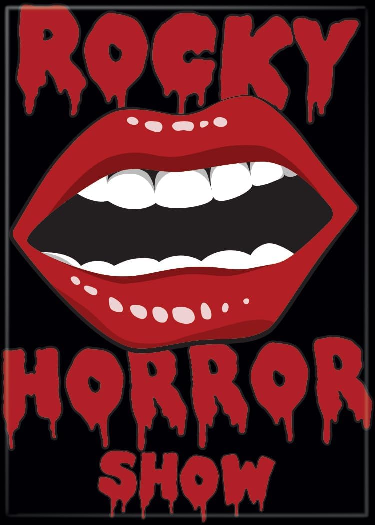 Rocky Horror Logo And Lips Magnet