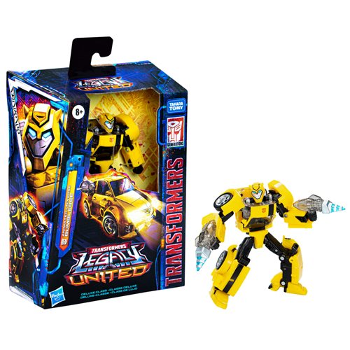 Transformers Generations Legacy United Deluxe Animated Universe Bumblebee Action Figure