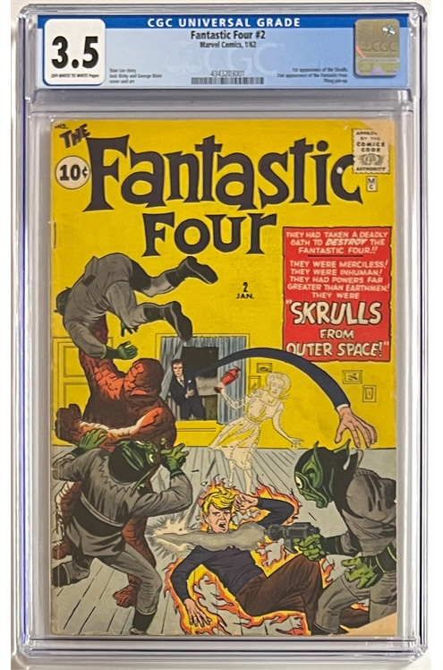 Fantastic Four #002 Cgc 3.5