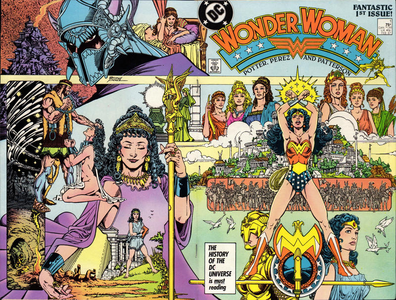 Wonder Woman #1 [Direct]-Very Fine (7.5 – 9) Origin of Wonder Woman
