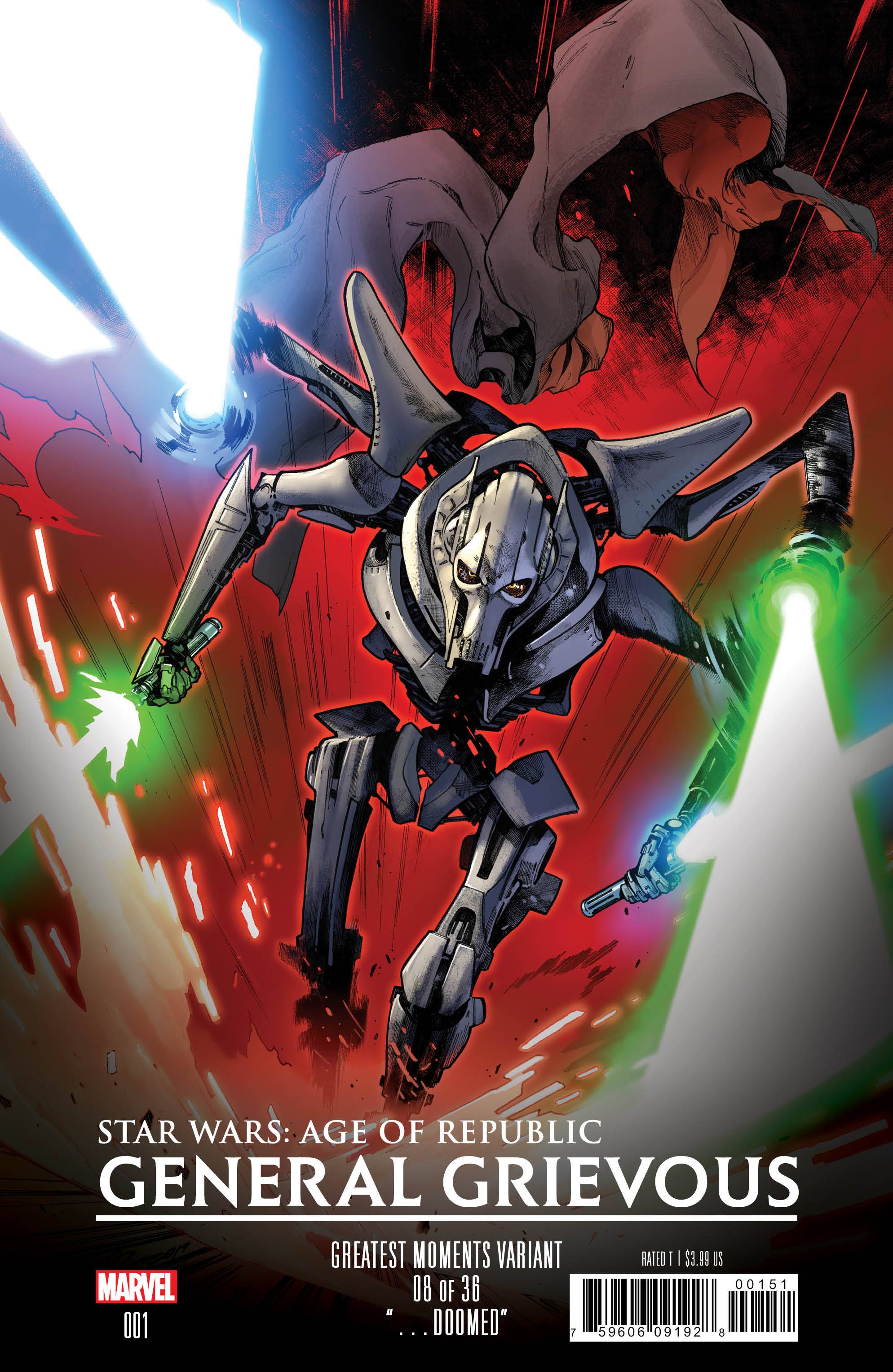 Star Wars Age of Republic General Grievous #1 Greatest Hits Variant