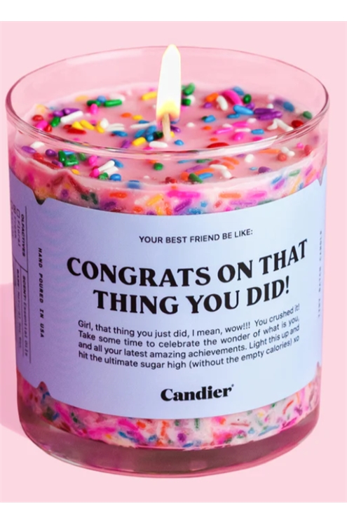 Candier Congrats On That Thing Candle