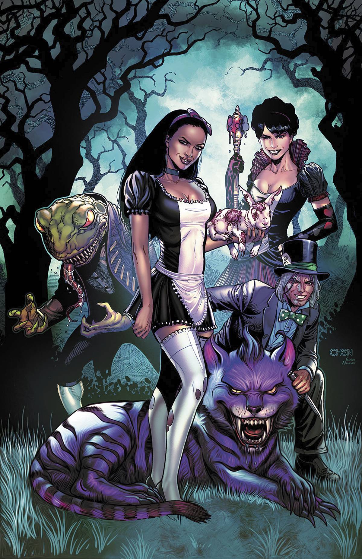 Grimm Fairy Tales Wonderland Birth of Madness #1 Cover B Chen