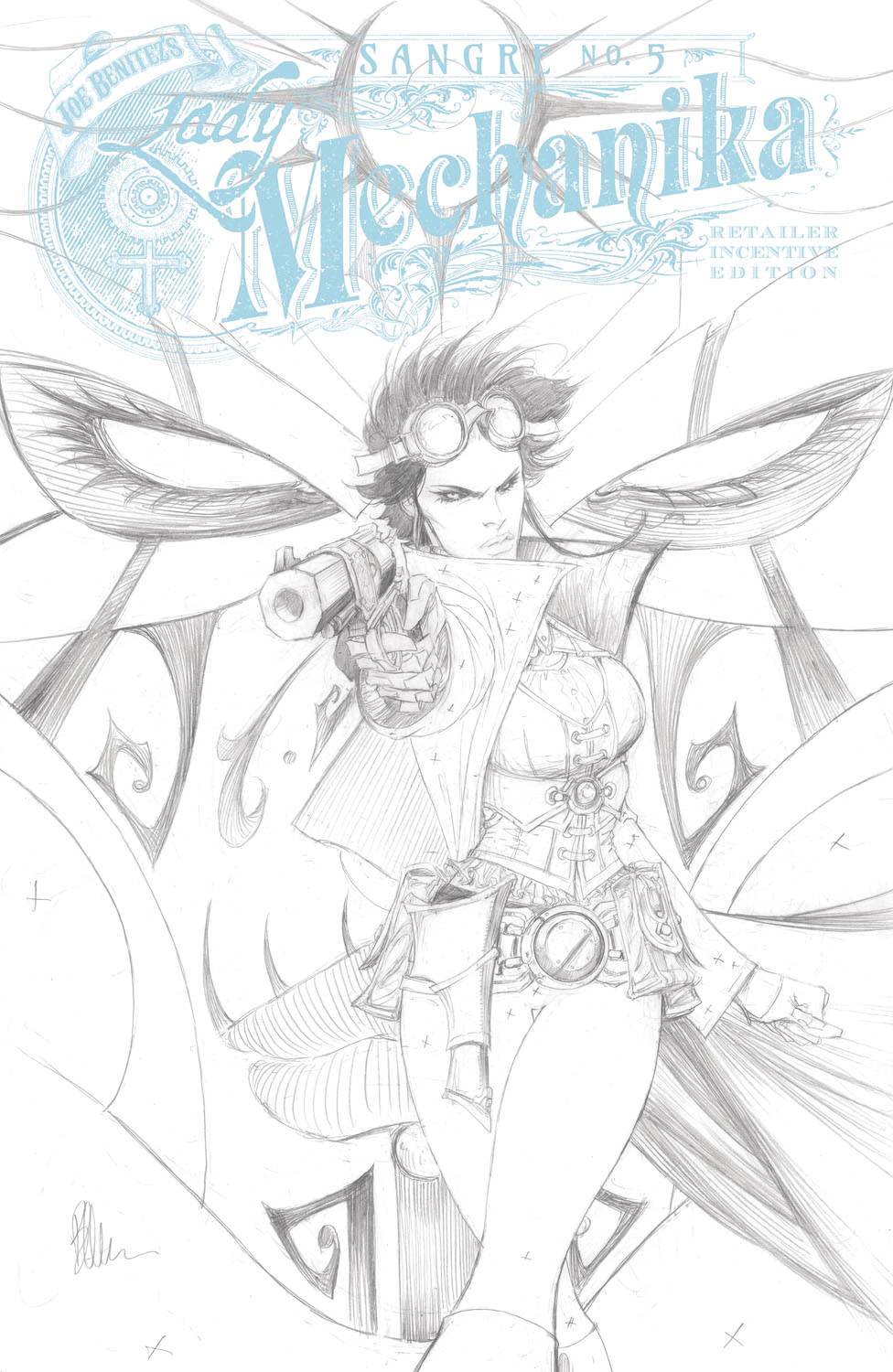 Lady Mechanika Sangre #5 1 for 10 Benitez Incentive Cover (Of 5)