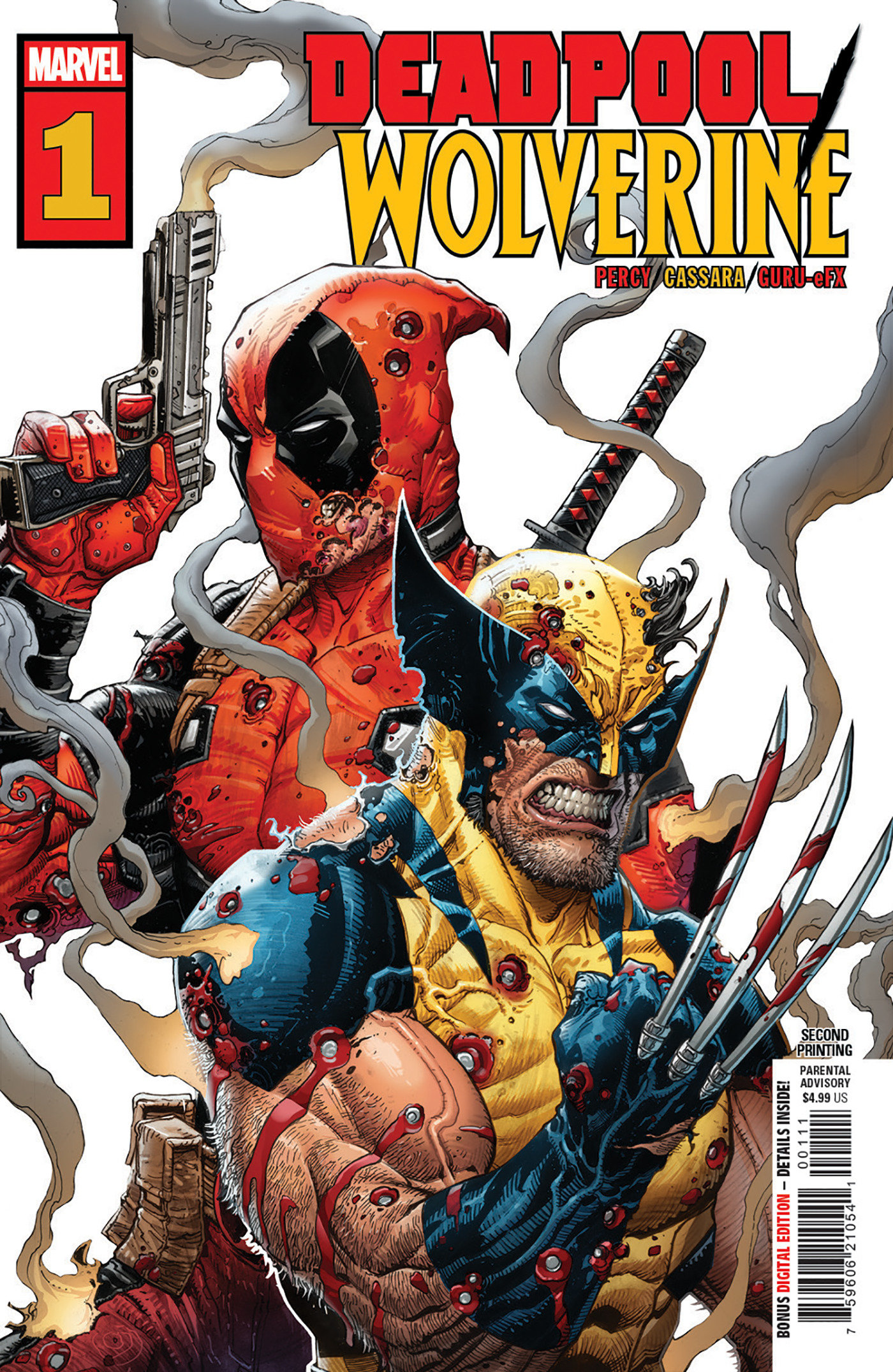 Deadpool/Wolverine #1 Joshua Cassara 2nd Printing Variant