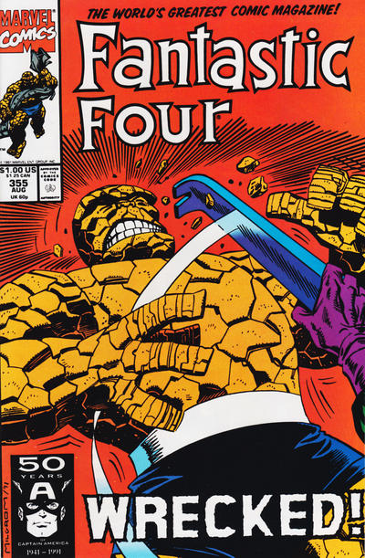 Fantastic Four #355 [Direct]-Fine (5.5 – 7)