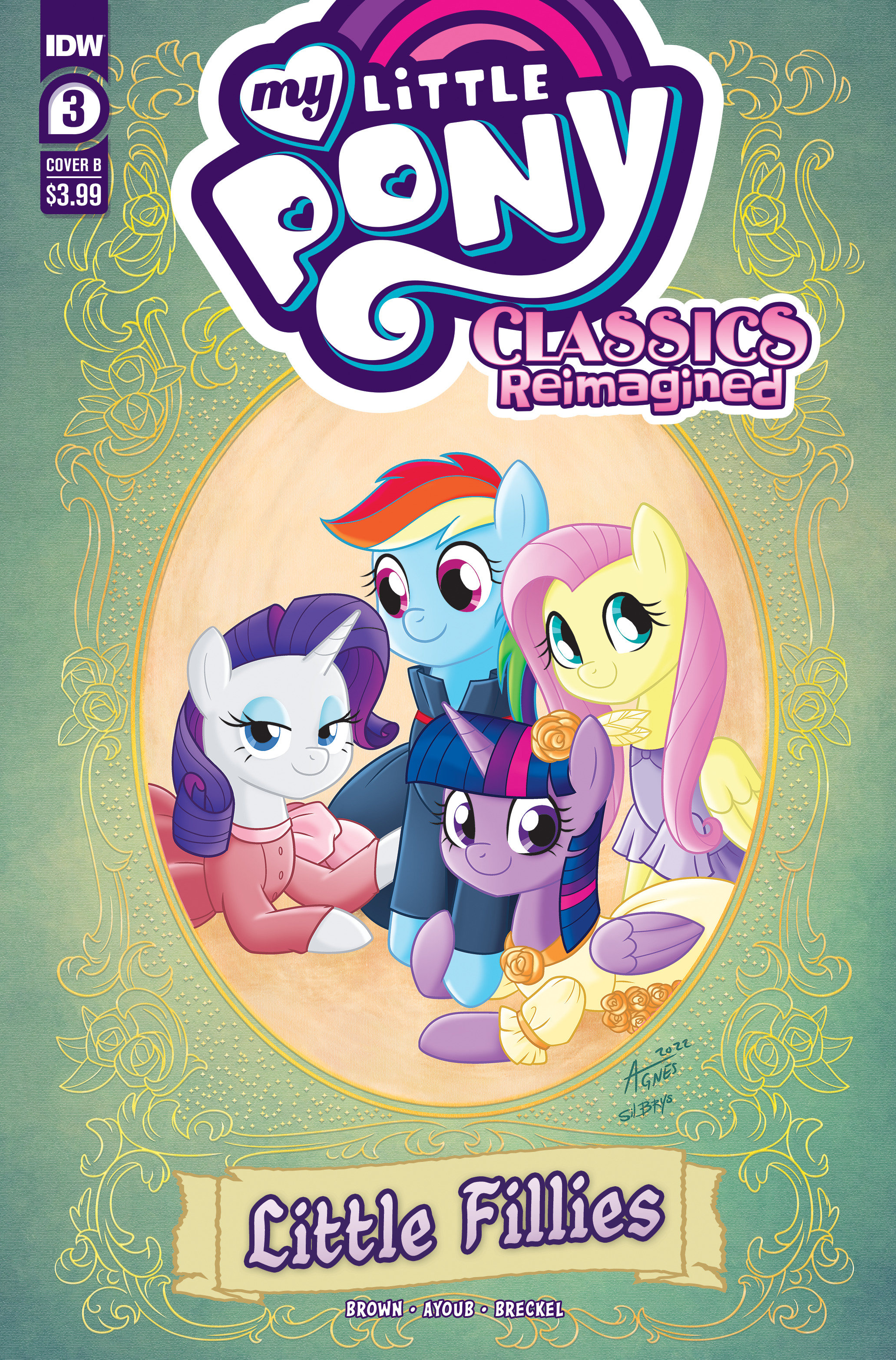 My Little Pony Classics Reimagined Little Fillies #3 Cover B Garbowska