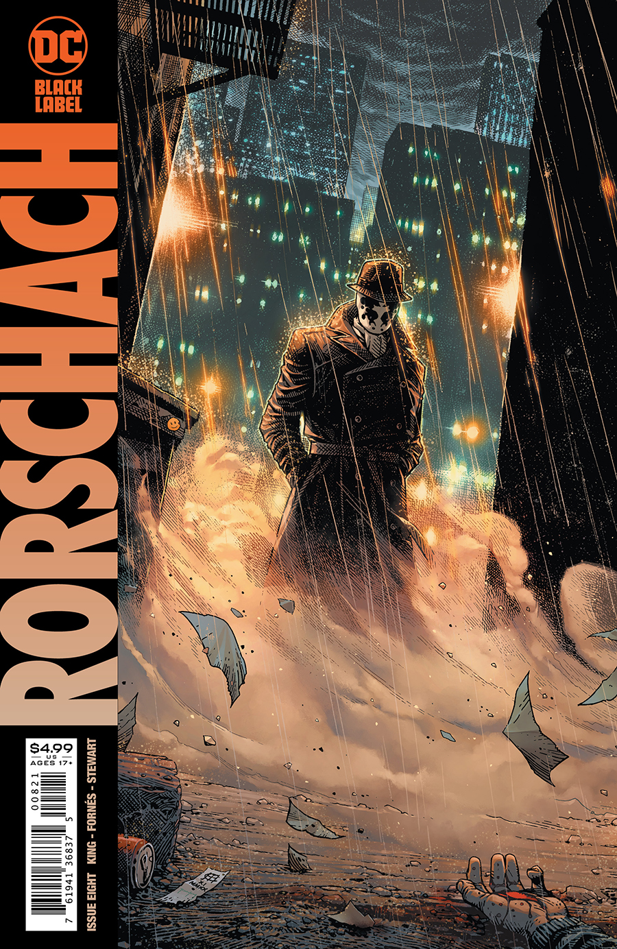 Rorschach #8 (Of 12) Cover B Jim Cheung Variant (Mature)