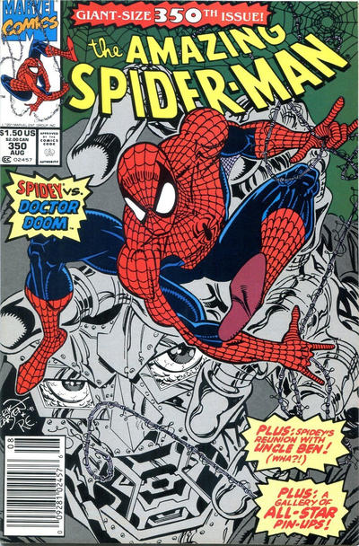 The Amazing Spider-Man #350 [Newsstand]-Fine (5.5 – 7)