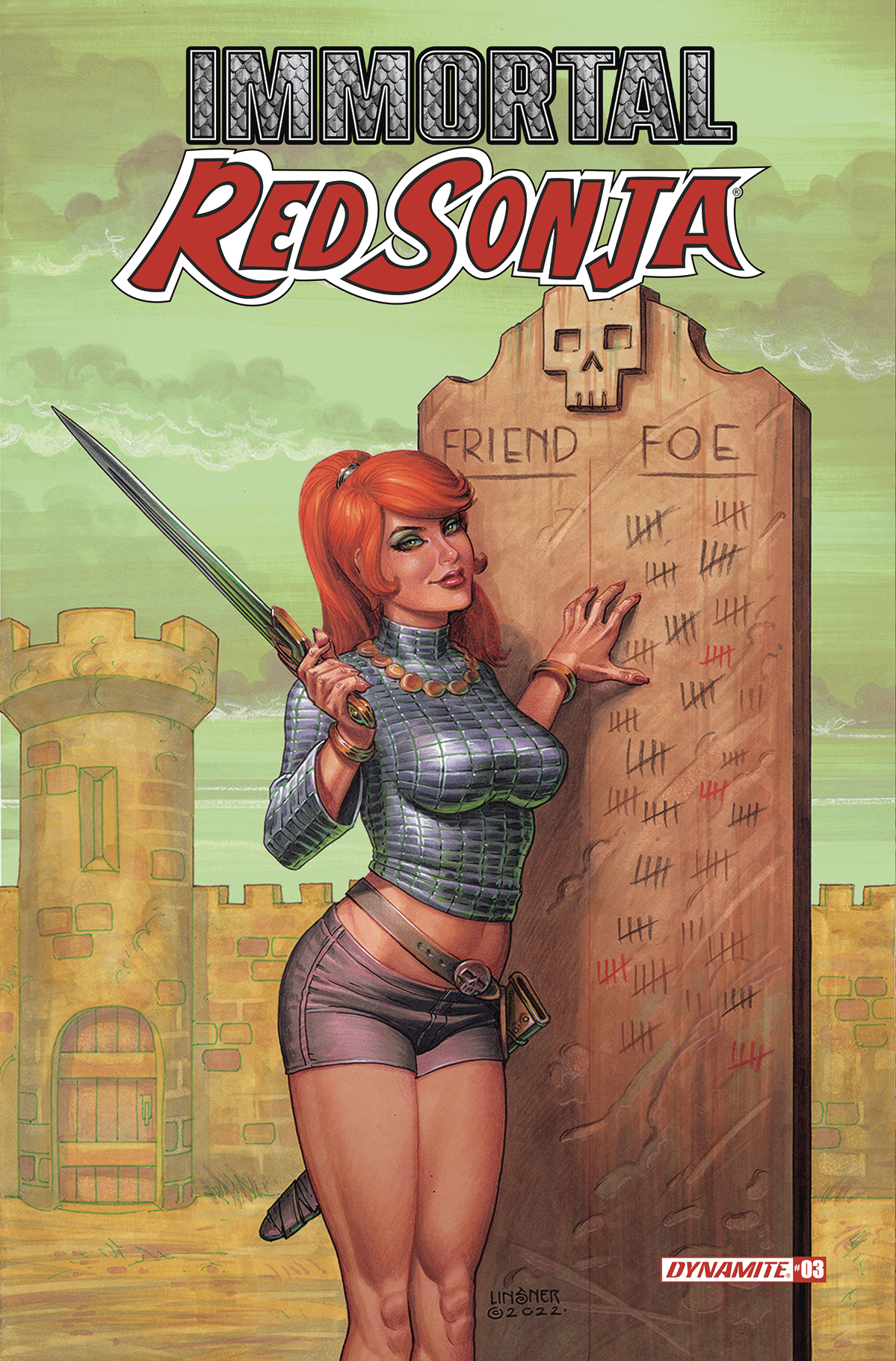 Immortal Red Sonja #3 Cover C Linsner