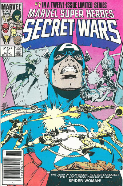 Marvel Super-Heroes Secret Wars #7 [Newsstand]-Near Mint (9.2 - 9.8)