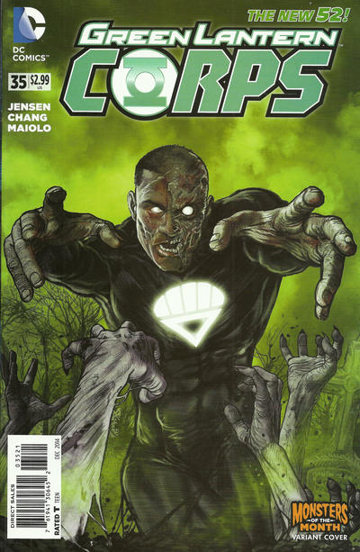 Green Lantern Corps #35 Monsters Variant Edition (Godhead) (2011)