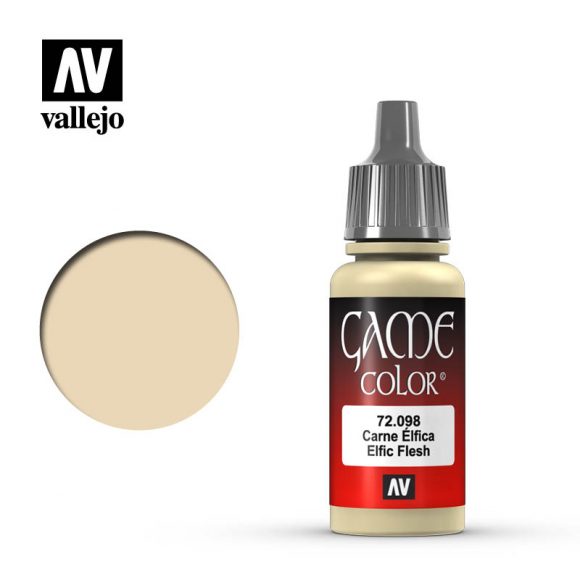 Vallejo Game Color Elfic Flesh Paint, 17ml