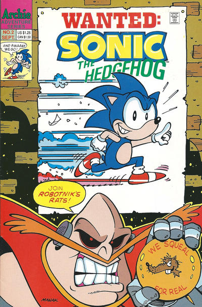 Sonic The Hedgehog #2 [Direct]-Good (1.8 – 3)