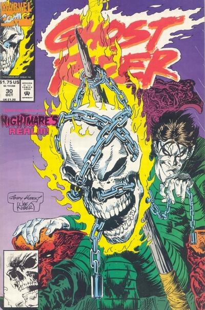 Ghost Rider #30 (1990) [Direct]-Fine (5.5 – 7)