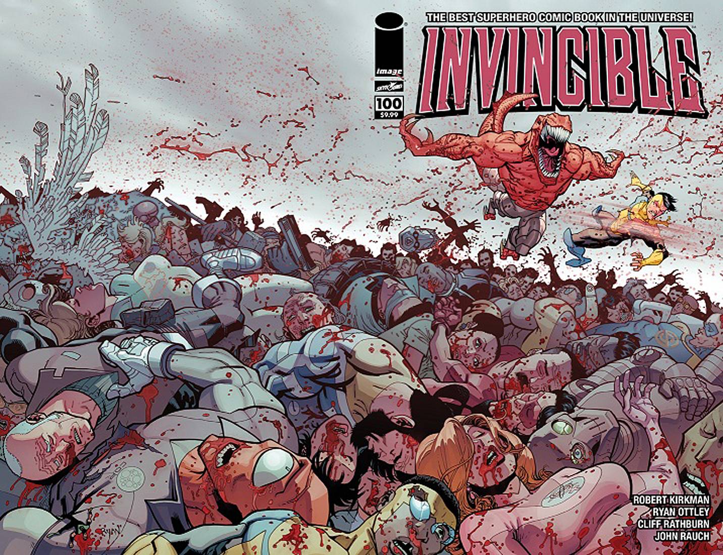 Invincible #100 Cover G Ottley Wrap (2003)