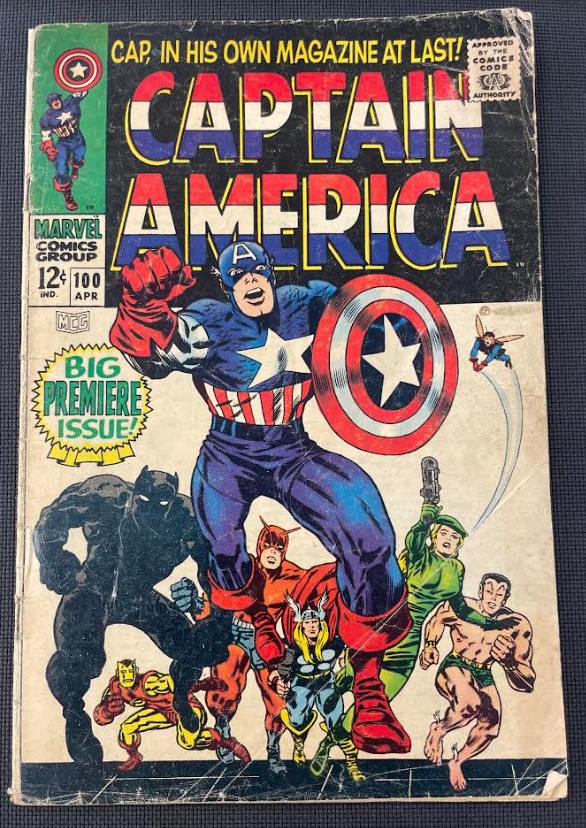 Captain America #100 (1968 Series) *Missing First Four Pages
