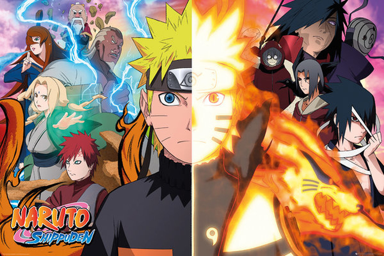 Naruto Split Poster