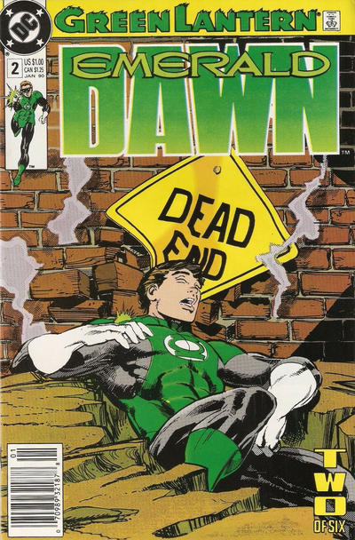 Green Lantern: Emerald Dawn #2 [Newsstand]-Fine (5.5 – 7)