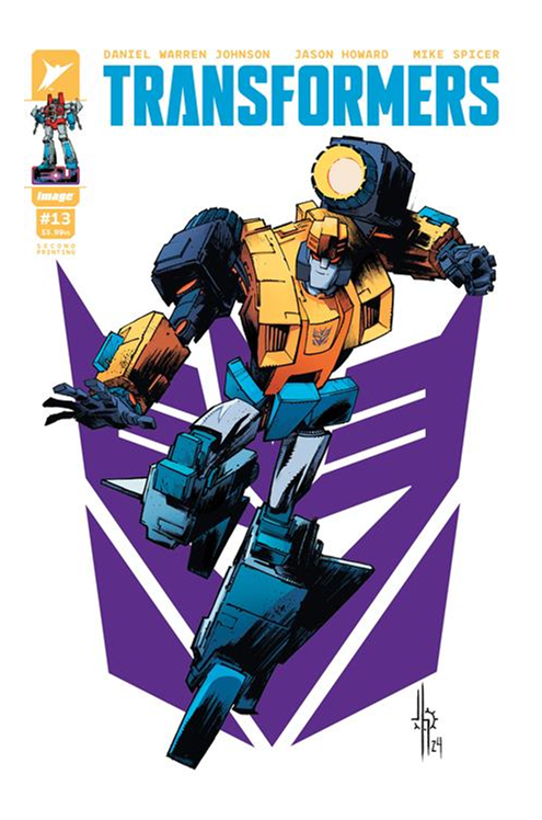 Transformers #13 Second Printing Cover A Jason Howard Decepticon